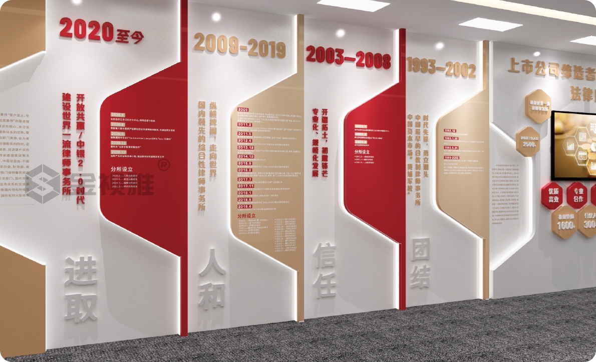 為公司展廳裝修提供一站式服務